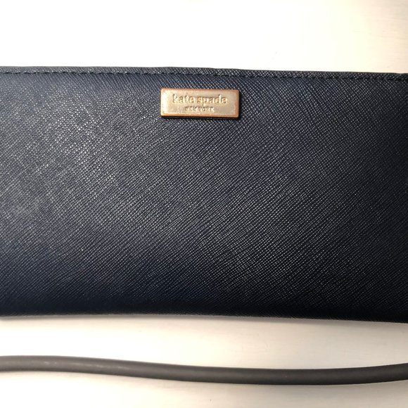 kate spade Handbags - Kate Spade Wallet - Navy Blue